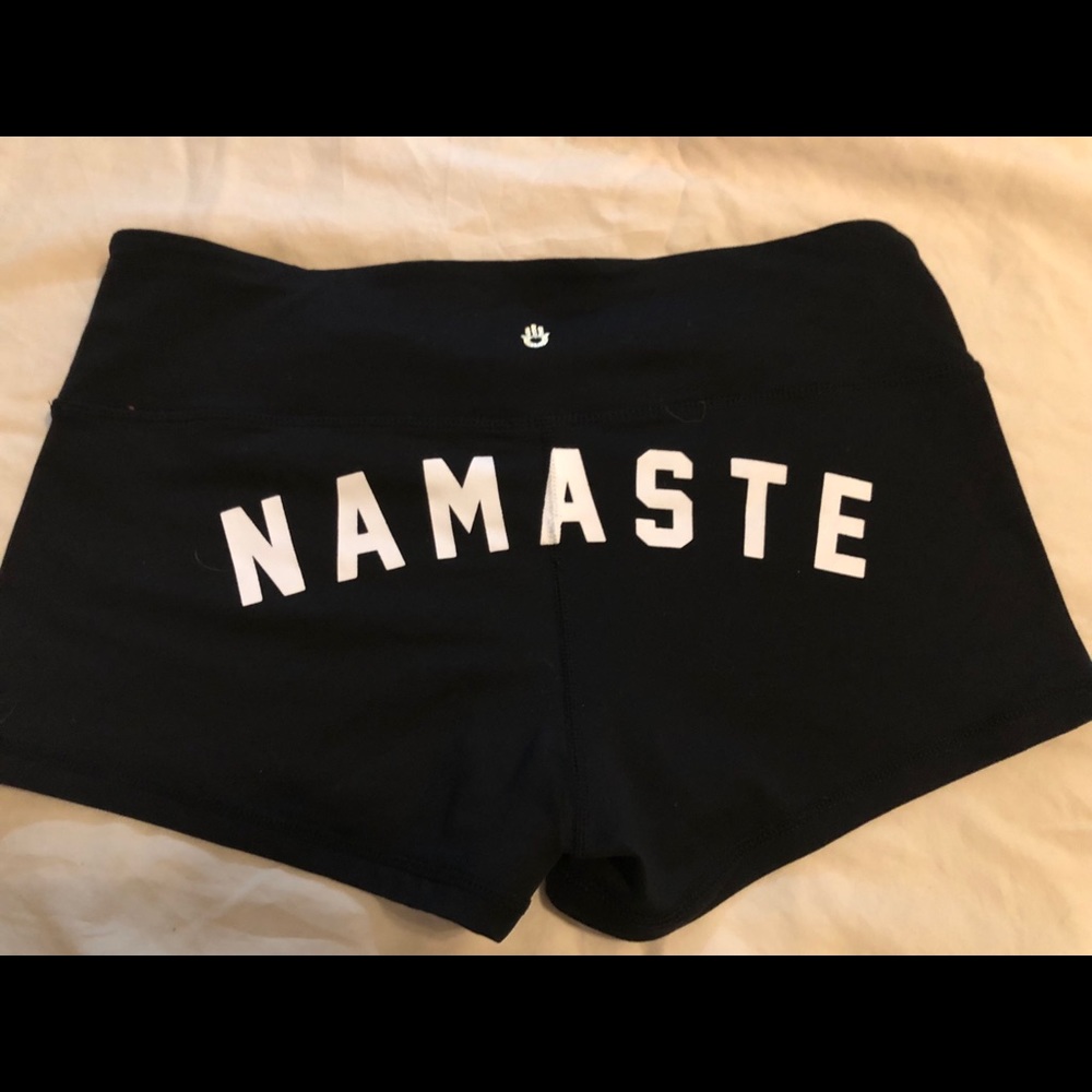 Spiritual Gangster yoga shorts